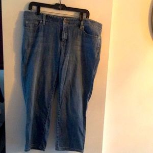 LOFT Light Blue Denim Capris